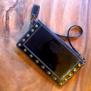 Coach patent leather wallet/bag